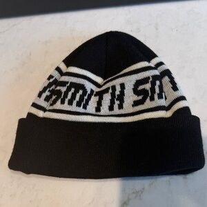 Smith Black and White Knit Throwback Beanie